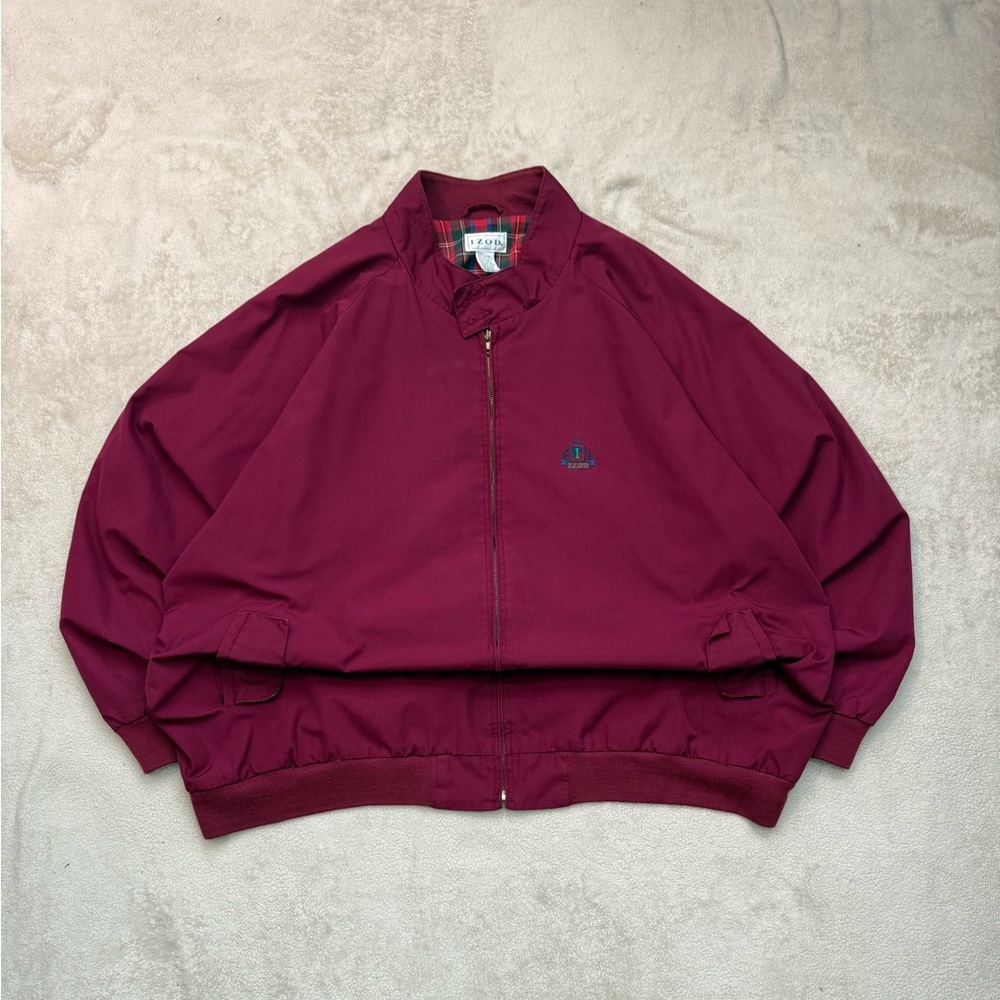 Vintage Izod Flannel Lined Shell jacket